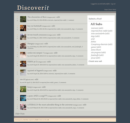 Old version: Discoverit